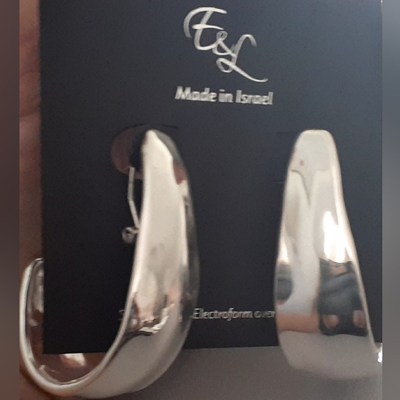 E&L Earrings sterling - Picture 1 of 3